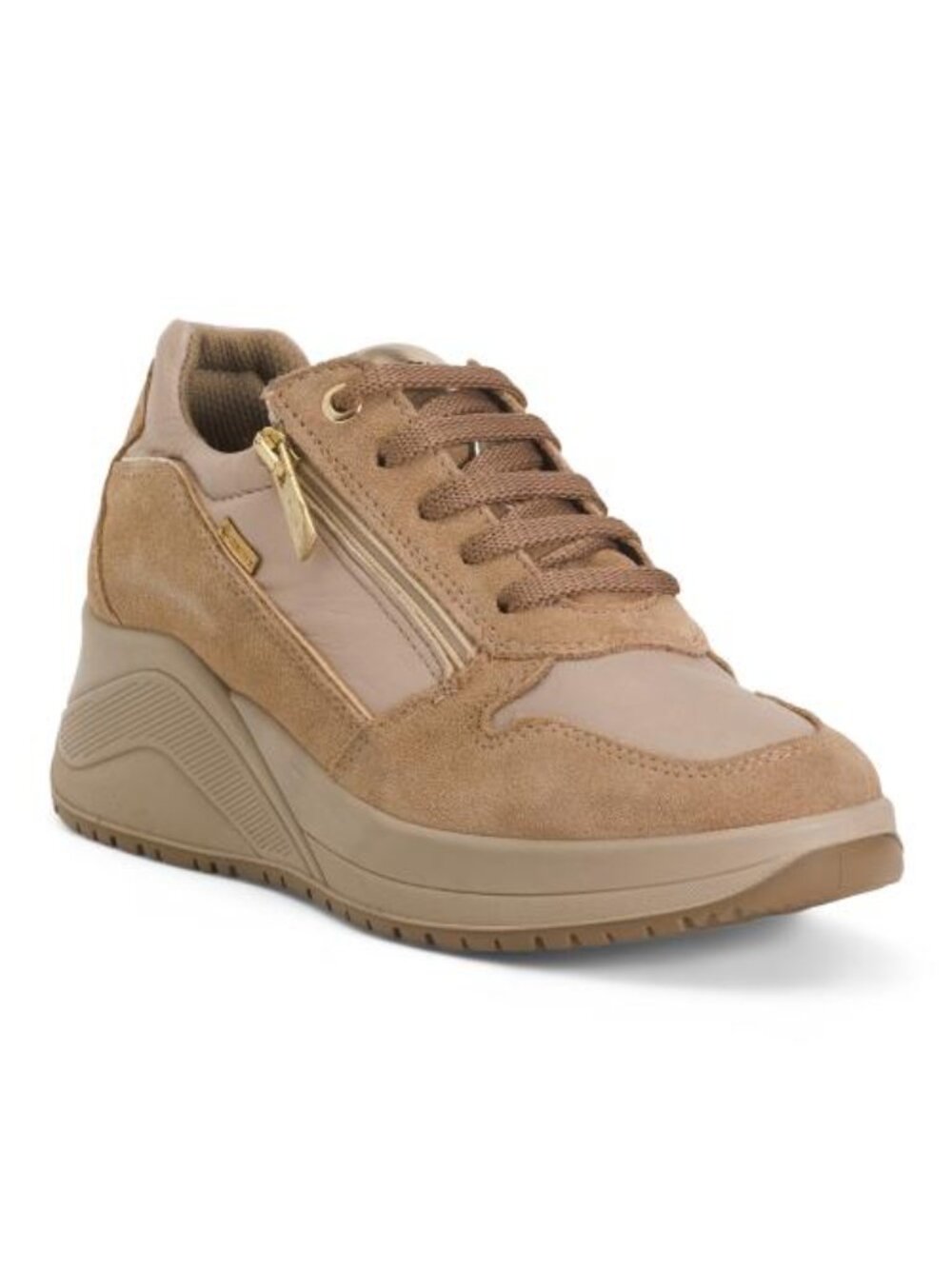 IGI&CO Made In Italy Leather And Suede Sneakers With Lateral Zippers